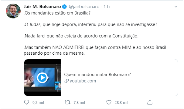 Twitter/JairBolsonaro