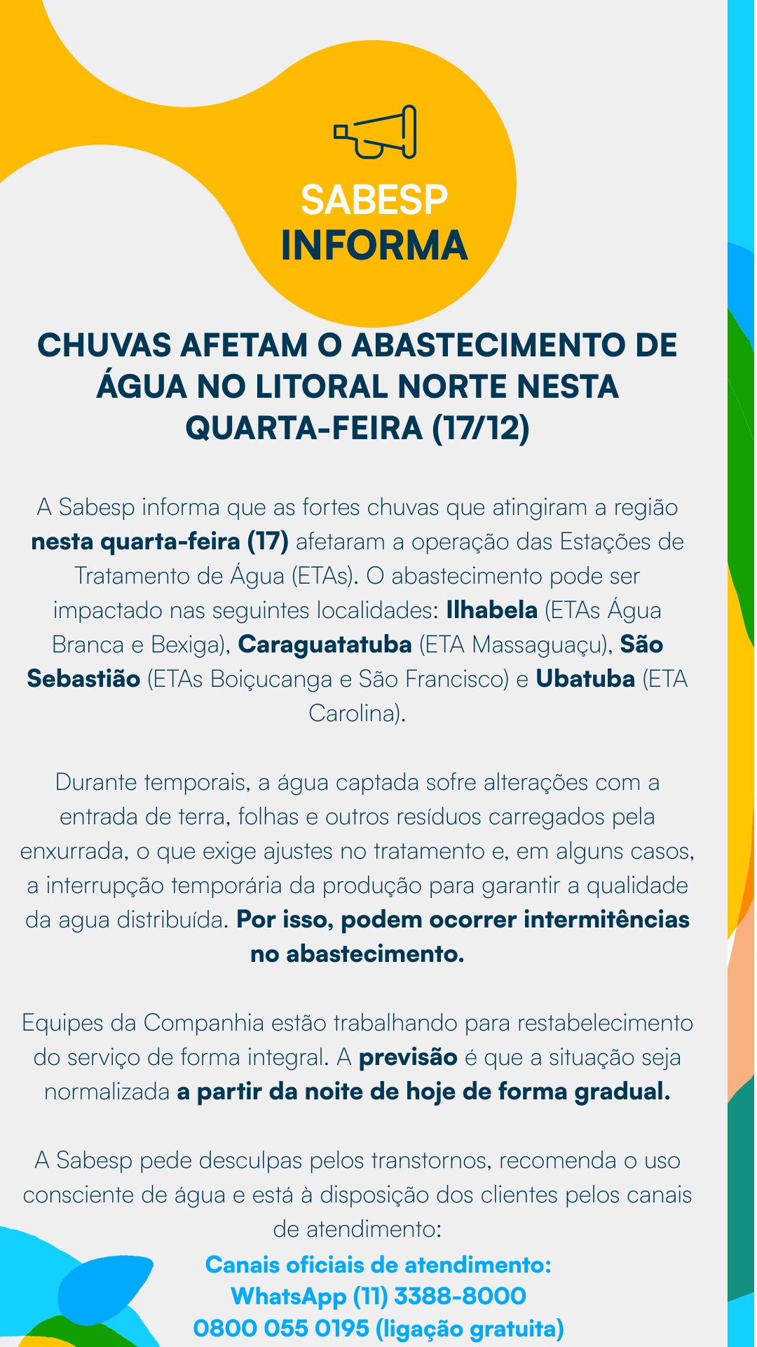 Reprodução/Sabesp