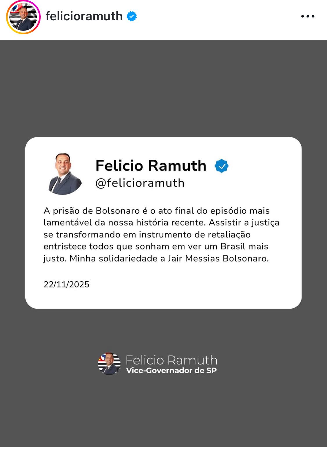 Reprodução/redes Sociais