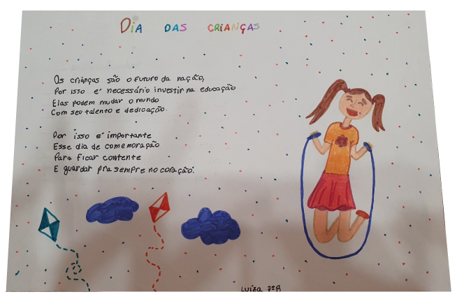 Desenho da aluna